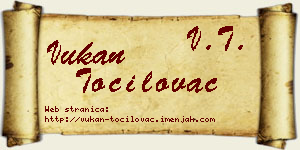 Vukan Točilovac vizit kartica